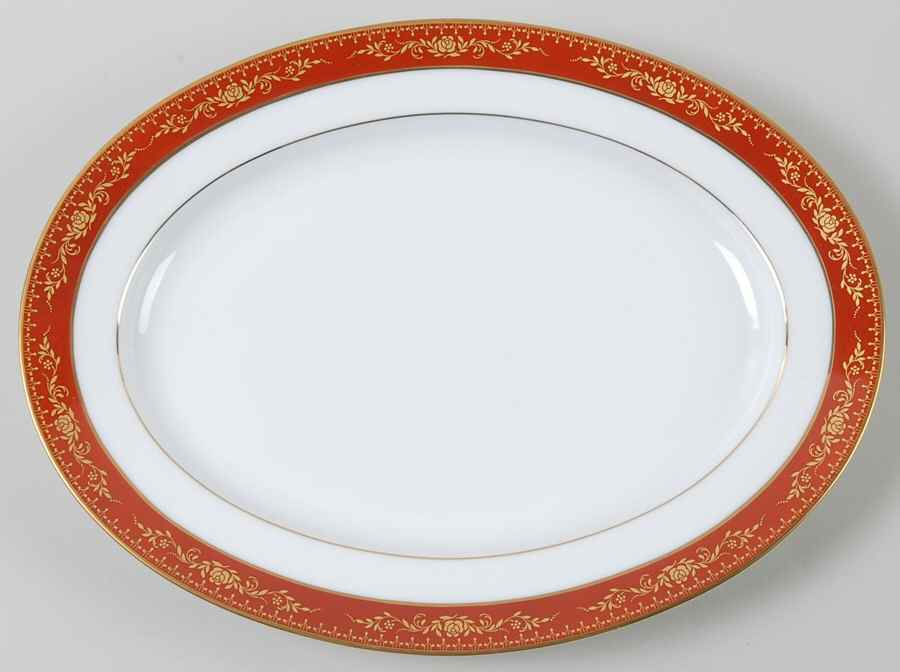 Goldhill 11" Oval Serving Platter by Noritake-1