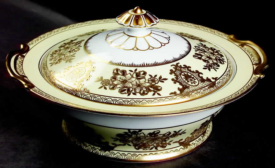 Goldier Round Covered Vegetable by Noritake-1