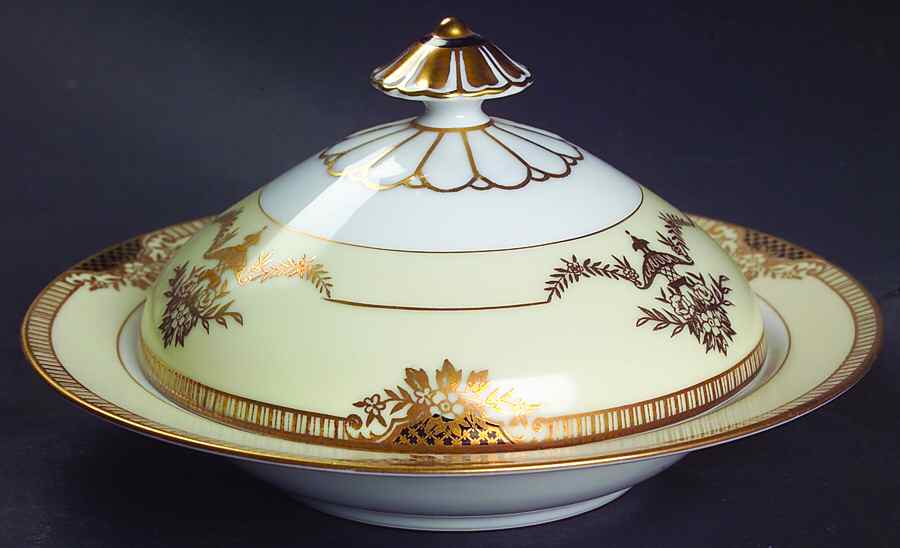 Goldier Round Covered Butter by Noritake-1