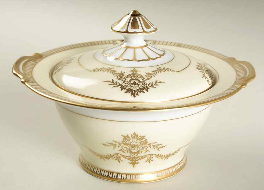 Goldier Sugar Bowl & Lid by Noritake-1
