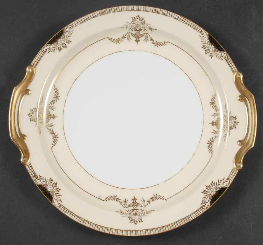 Goldier Handled Cake Plate by Noritake-1