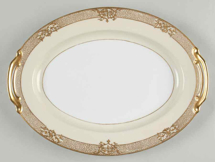 Goldinthia 11" Oval Serving Platter by Noritake-1