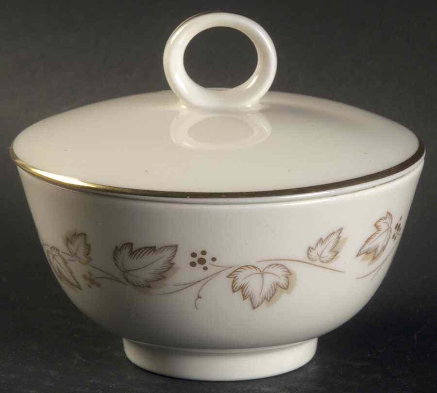 Goldivy Sugar Bowl & Lid by Noritake-1