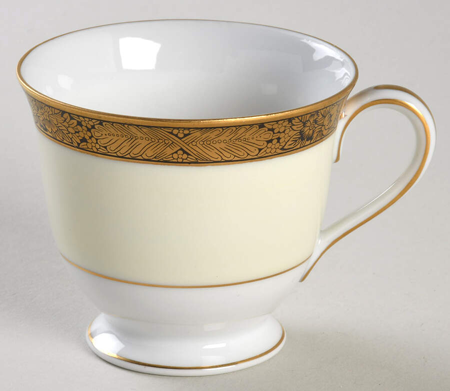 Goldkin (4985) Footed Demitasse Cup by Noritake-1