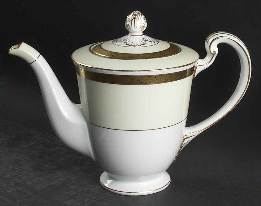 Goldkin (4985) Coffee Pot & Lid by Noritake-1