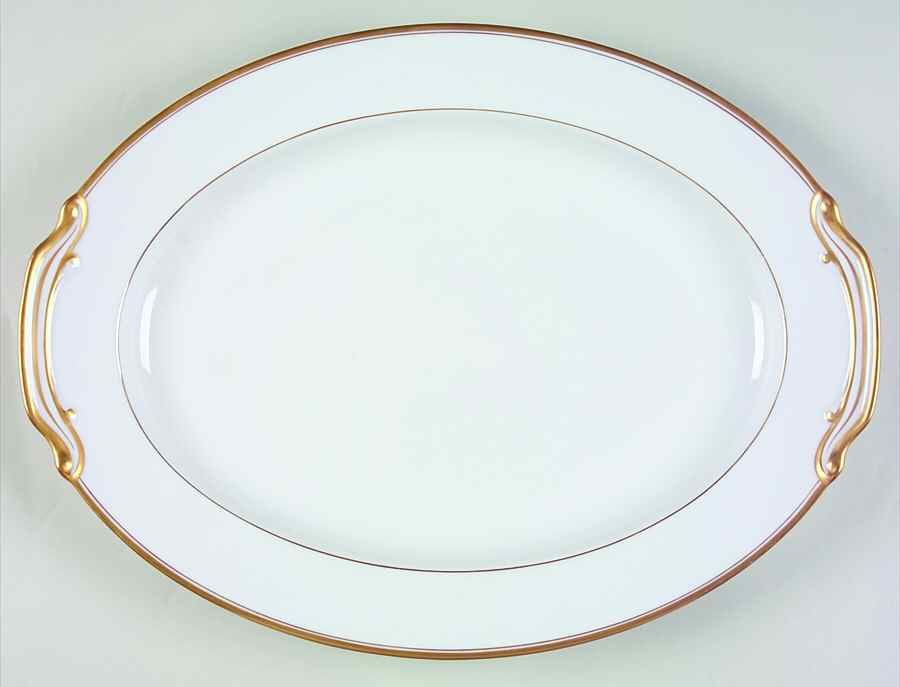Goldlane 16" Oval Serving Platter by Noritake-1