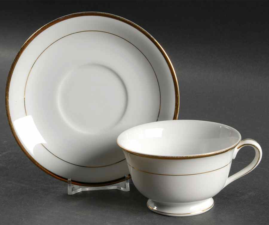 Goldlane Footed Cup & Saucer Set by Noritake-1