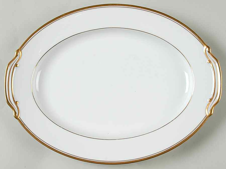 Goldlane 11" Oval Serving Platter by Noritake-1