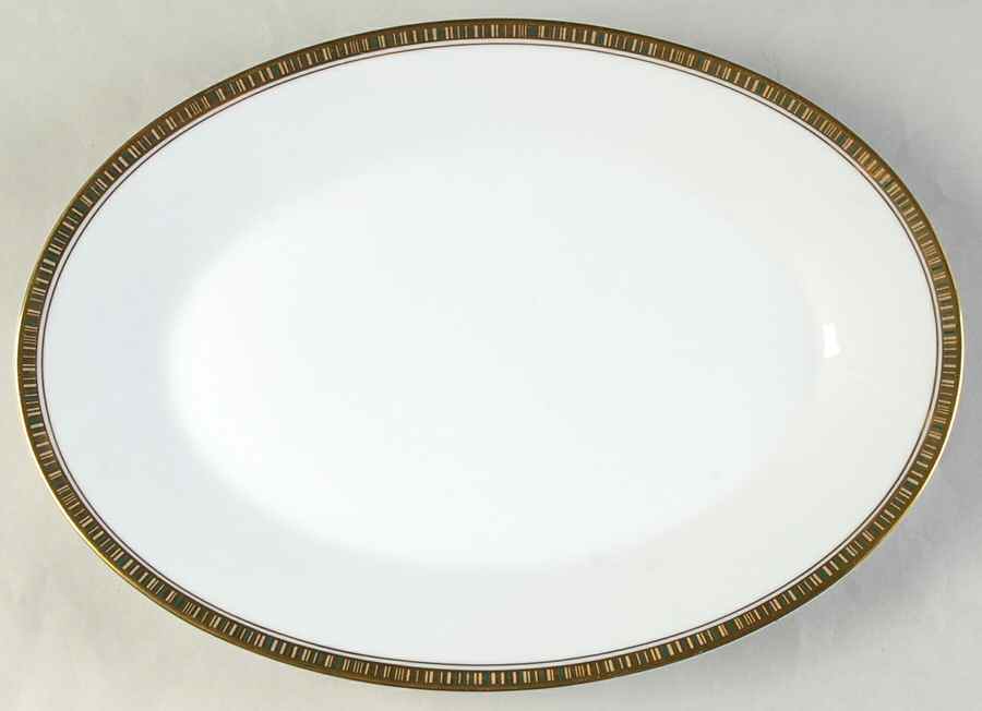 Goldlane 12" Oval Serving Platter by Noritake-1