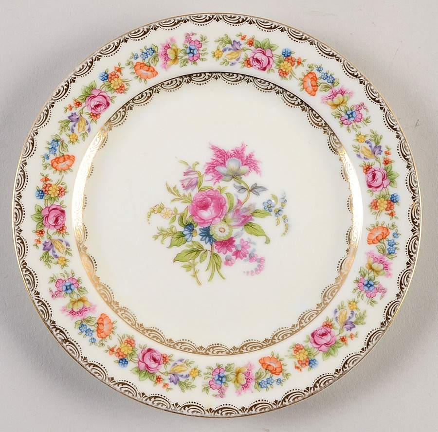 Goldlace Salad Plate by Noritake-1