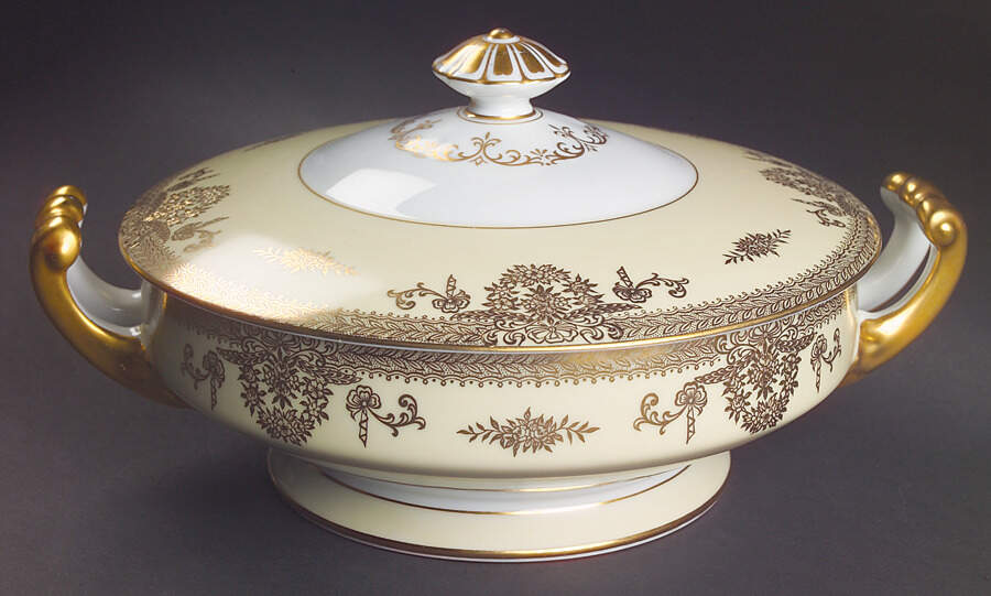 Goldlea Round Covered Vegetable by Noritake-1