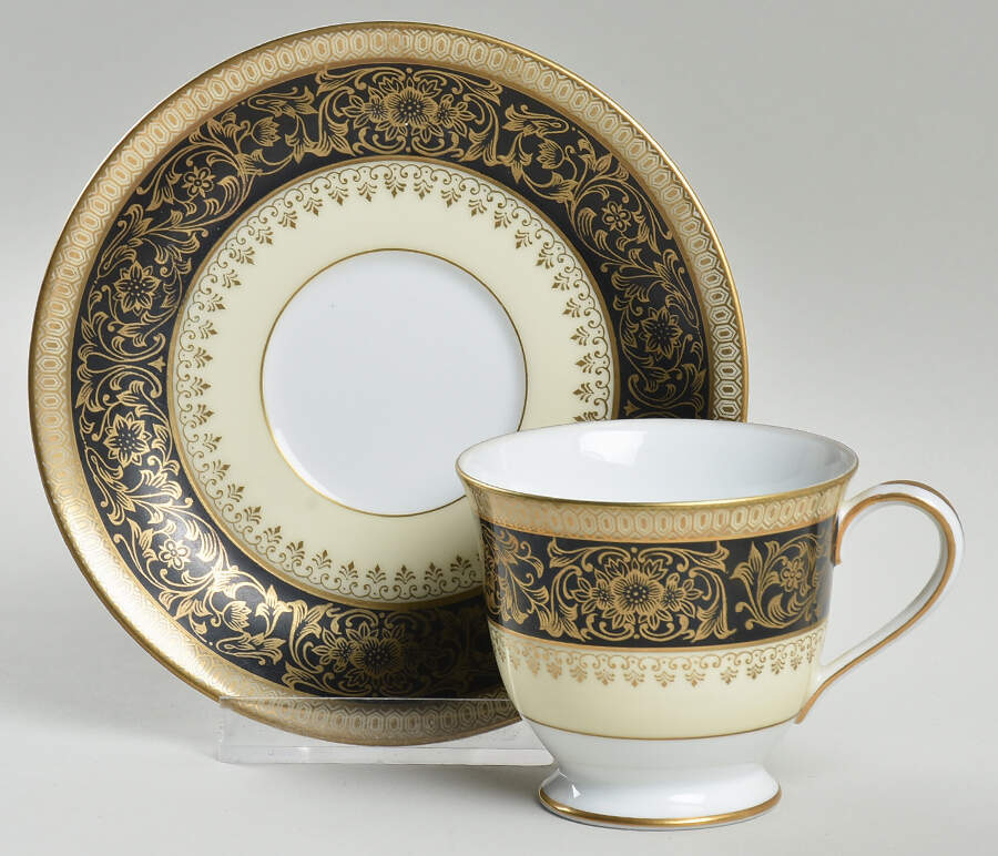 Goldlea Footed Demitasse Cup & Saucer Set by Noritake-1