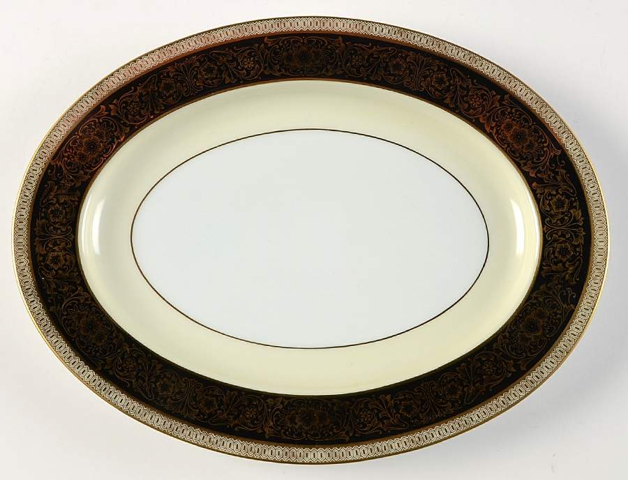 Goldlea 11" Oval Serving Platter by Noritake-1