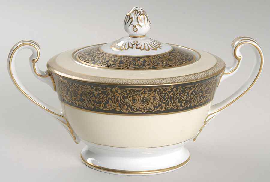Goldlea Sugar Bowl & Lid by Noritake-1