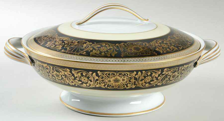 Goldlea Round Covered Vegetable by Noritake-1