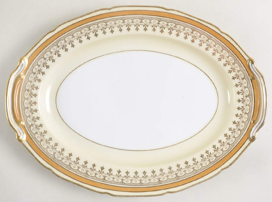 Goldleigh 11" Oval Serving Platter by Noritake-1