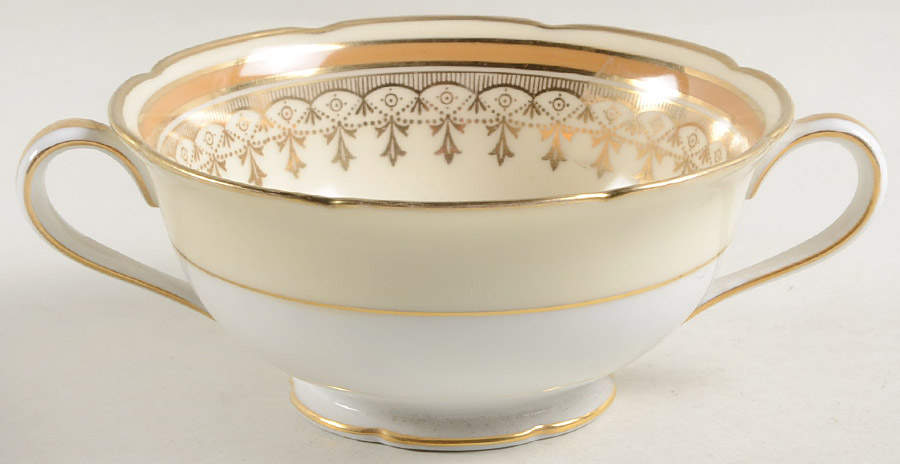 Goldleigh Footed Cream Soup Bowl by Noritake-1
