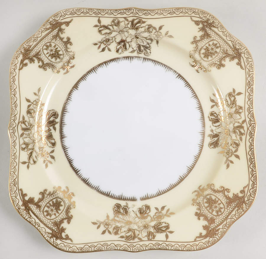 Goldlinda Square Salad Plate by Noritake-1