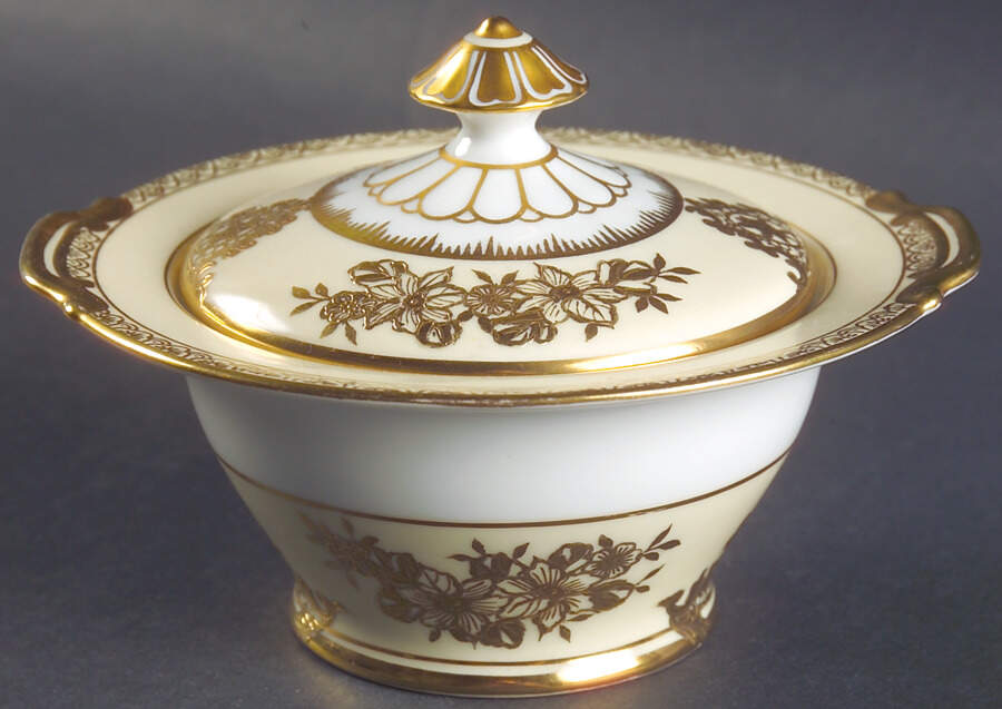 Goldlinda Sugar Bowl & Lid by Noritake-1