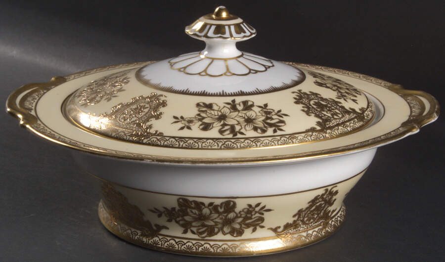 Goldlinda Round Covered Vegetable by Noritake-1