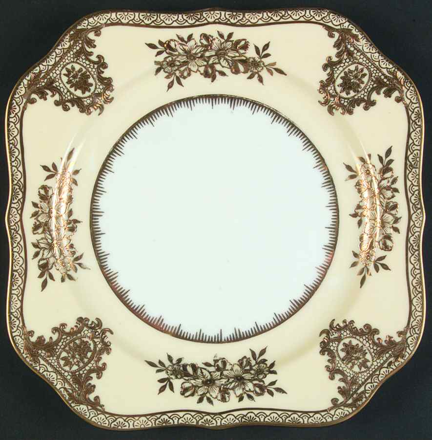 Goldlinda Square Salad Plate by Noritake-1