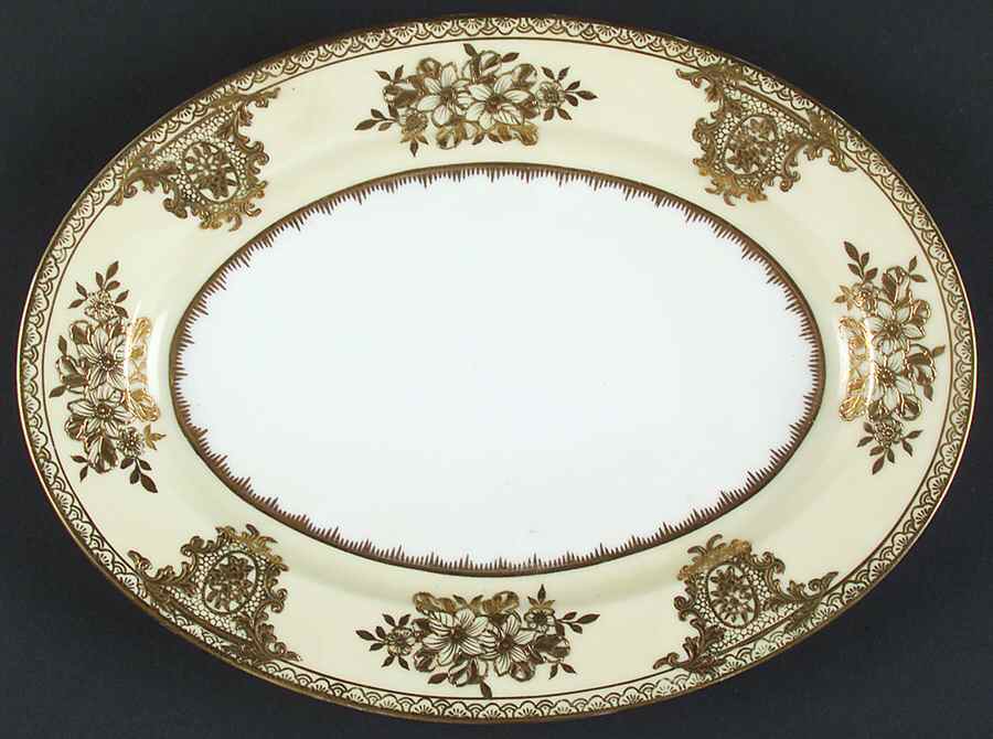 Goldlinda 11" Oval Serving Platter by Noritake-1