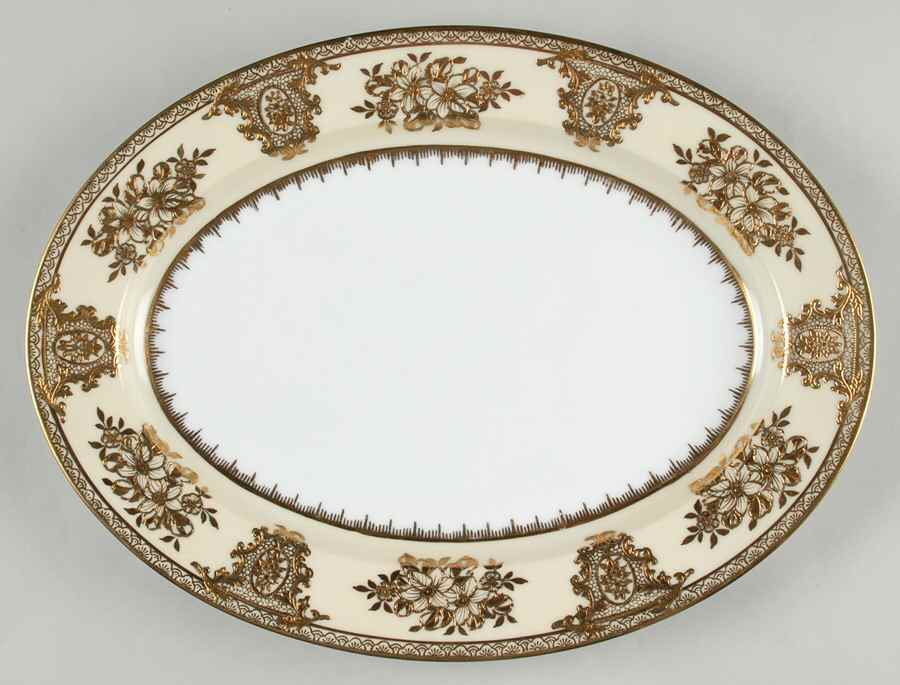 Goldlinda 13" Oval Serving Platter by Noritake-1