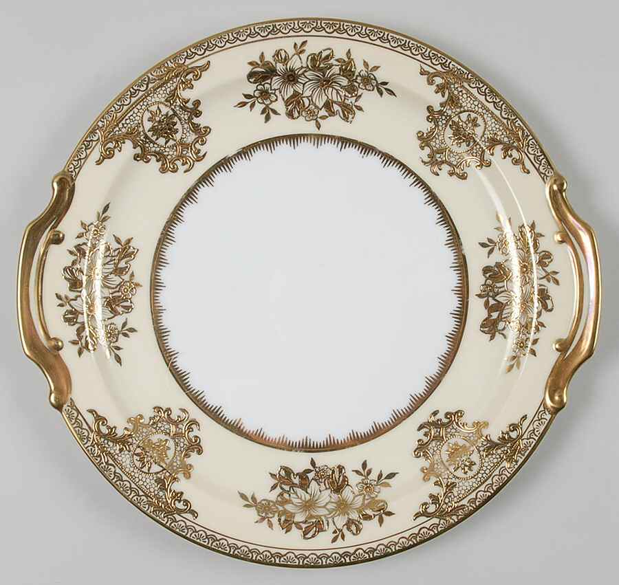 Goldlinda Handled Cake Plate by Noritake-1