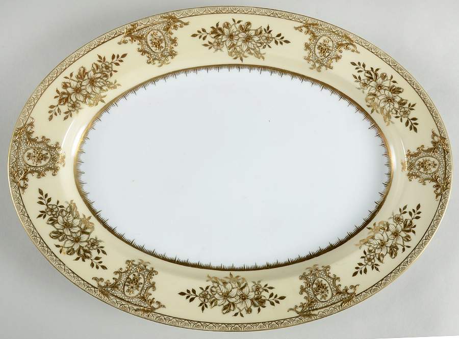 Goldlinda 16" Oval Serving Platter by Noritake-1