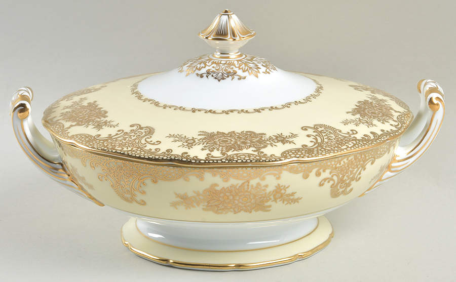 Goldlure Round Covered Vegetable by Noritake-1
