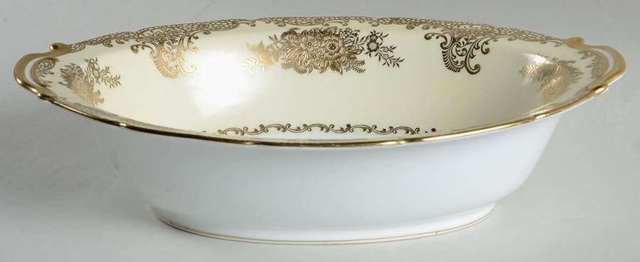 Goldlure 10" Oval Vegetable Bowl by Noritake-1