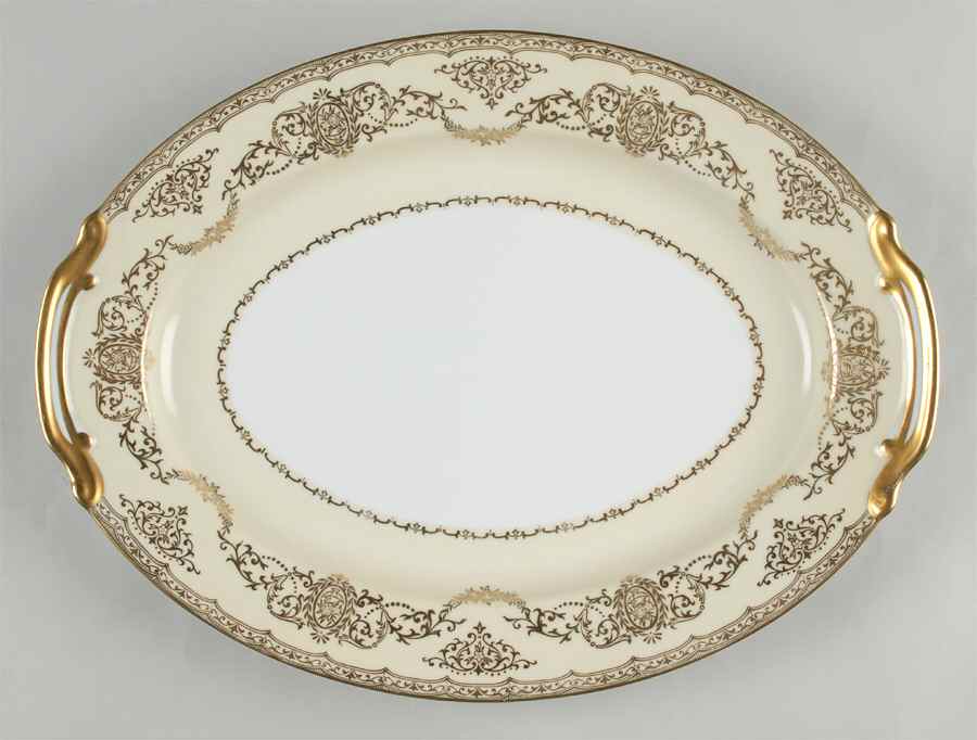 Goldmount 13" Oval Serving Platter by Noritake-1