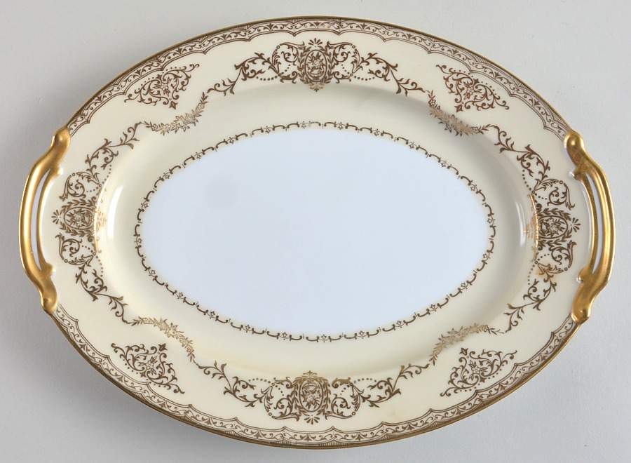 Goldmount 11" Oval Serving Platter by Noritake-1