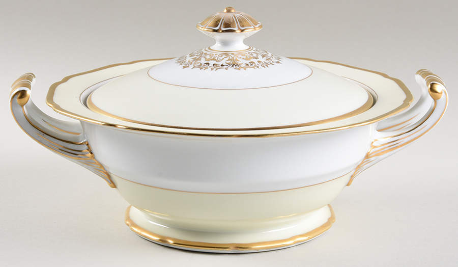Goldora Round Covered Vegetable by Noritake-1