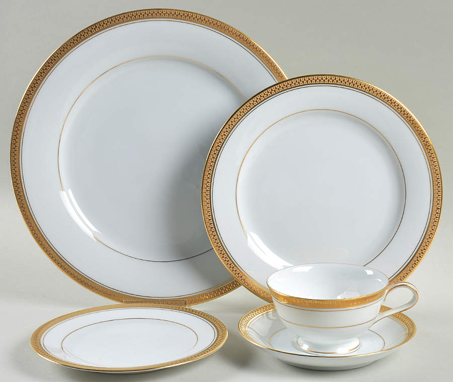 Goldridge 5 Piece Place Setting by Noritake-1