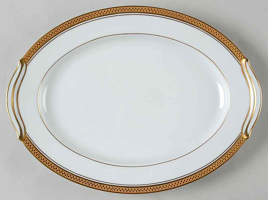 Goldridge 11" Oval Serving Platter by Noritake-1