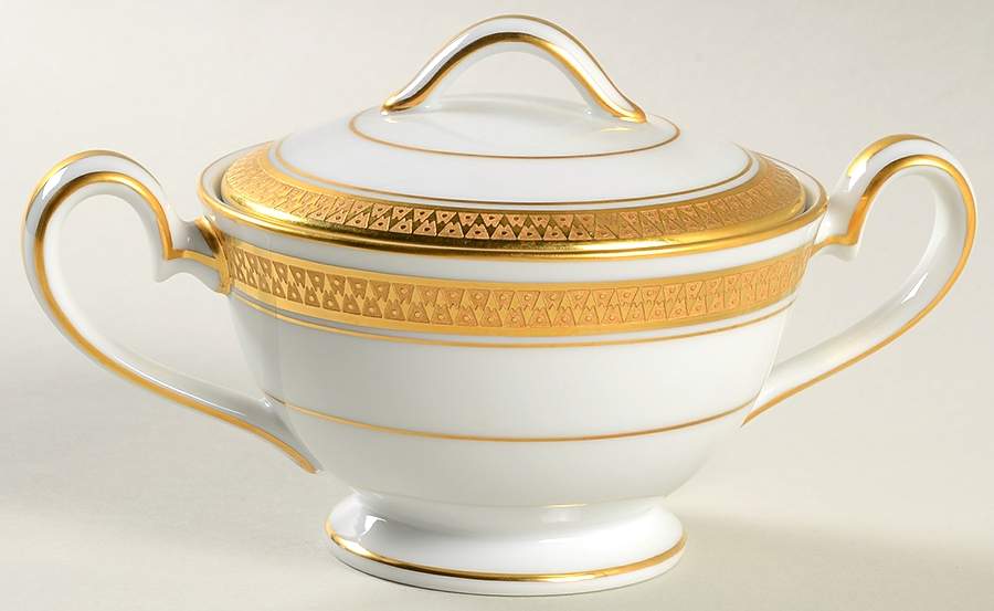 Goldridge Mini Sugar Bowl & Lid by Noritake-1