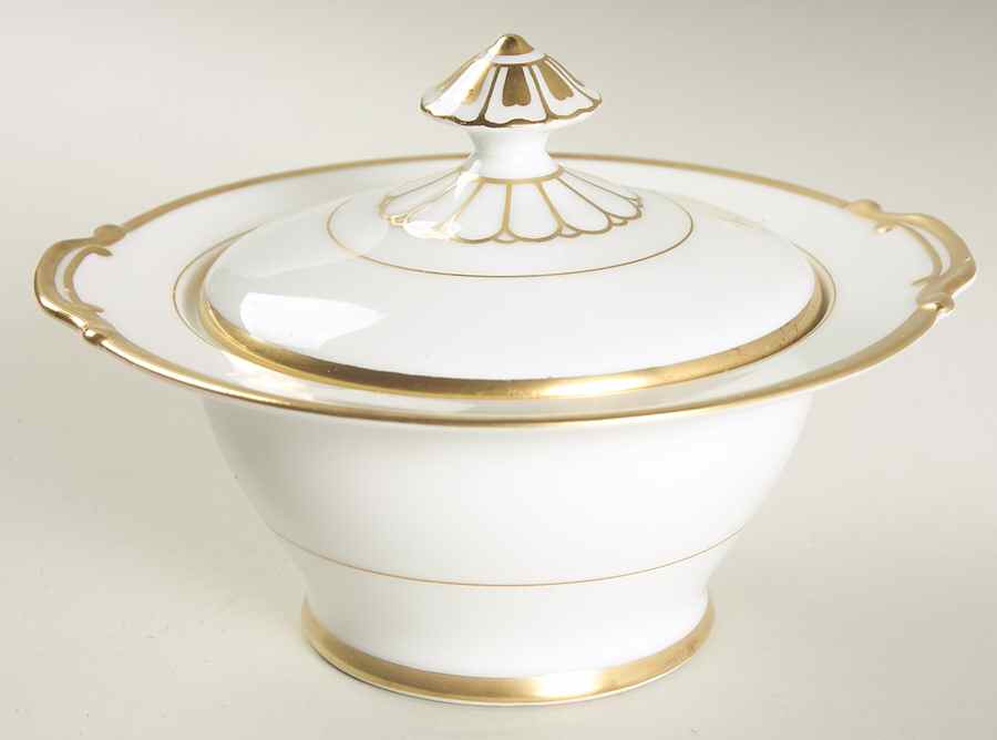 Goldray Sugar Bowl & Lid by Noritake-1