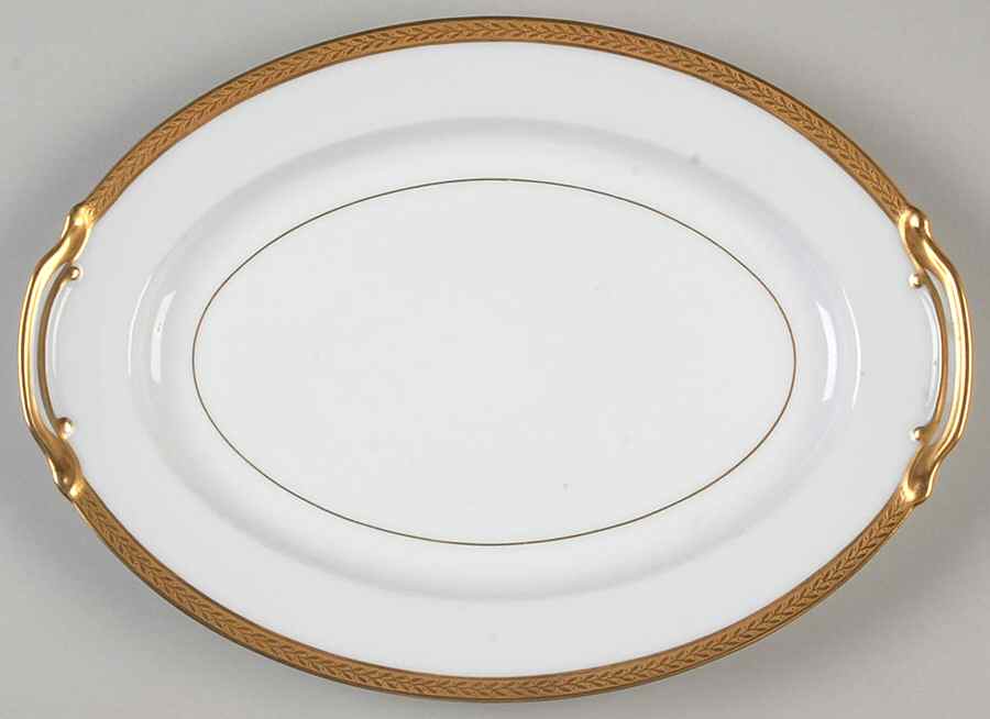 Goldream 10" Oval Serving Platter by Noritake-1