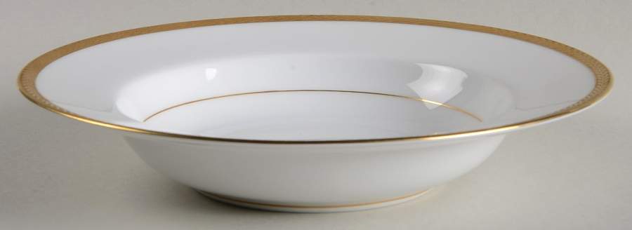 Goldream Rim Soup Bowl by Noritake-1