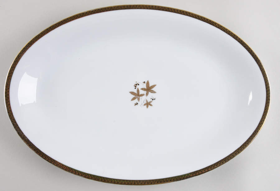 Goldston 13" Oval Serving Platter by Noritake-1
