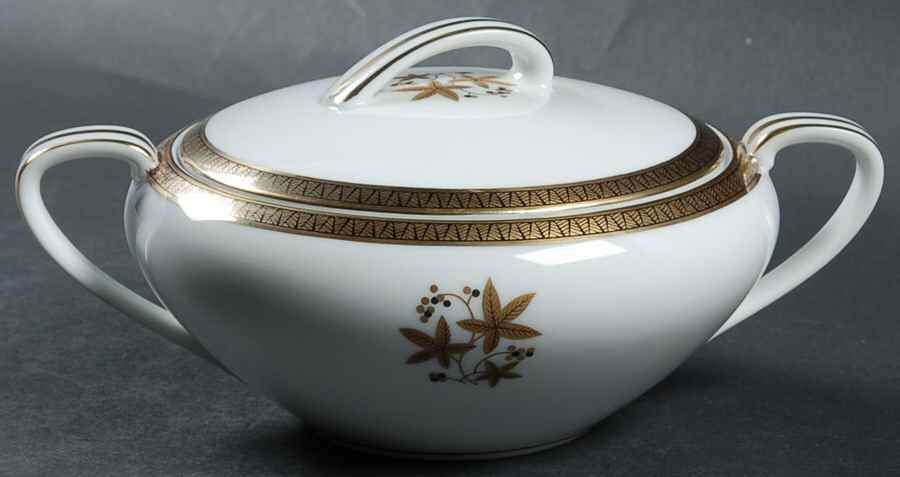 Goldston Sugar Bowl & Lid by Noritake-1
