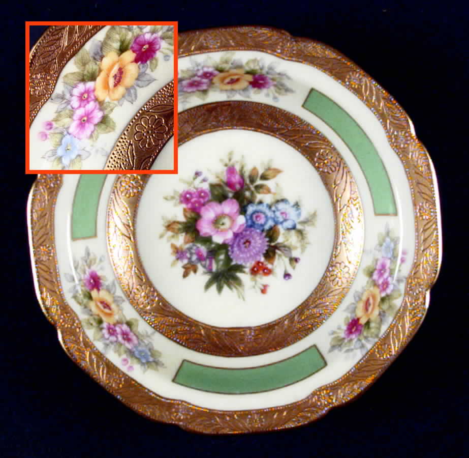 Goldtonia Rim Fruit/Dessert (Sauce) Bowl by Noritake-1