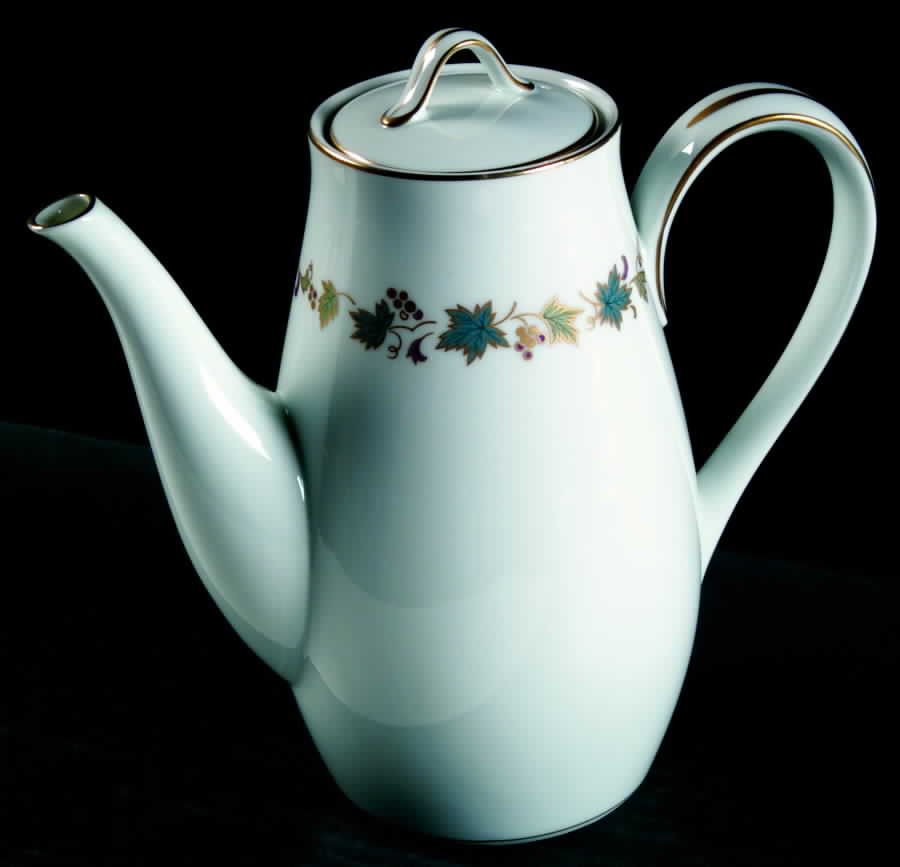 Goldvine Coffee Pot & Lid by Noritake-1