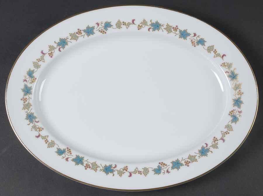Goldvine 13" Oval Serving Platter by Noritake-1