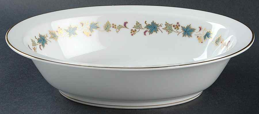 Goldvine 10" Oval Vegetable Bowl by Noritake-1