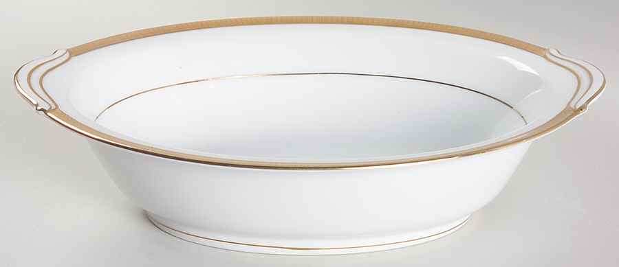 Goldwyn 10" Oval Vegetable Bowl by Noritake-1