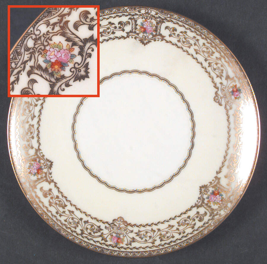 Goldyrinth Saucer for Cream Soup Bowl by Noritake-1