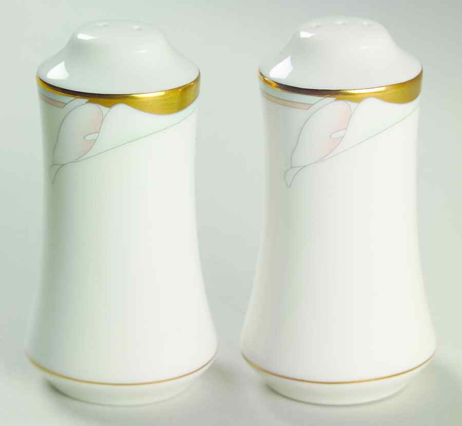 Golden Lily Salt & Pepper Set by Noritake-1