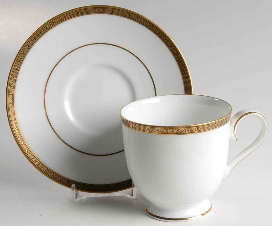 Golden Myth Footed Cup & Saucer Set by Noritake-1
